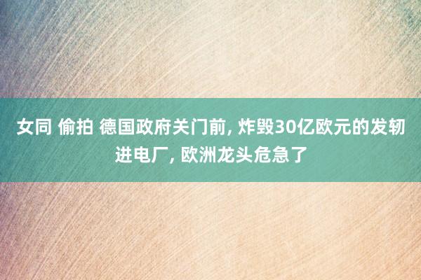 女同 偷拍 德国政府关门前， 炸毁30亿欧元的发轫进电厂， 欧洲龙头危急了